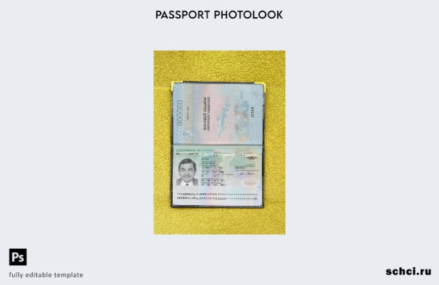 скачать цифровую версию фотоизображения паспорта Соломоновых Островов